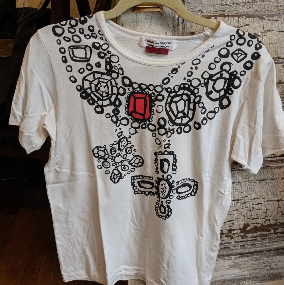 Commes des Garcons jeweled t-shirt